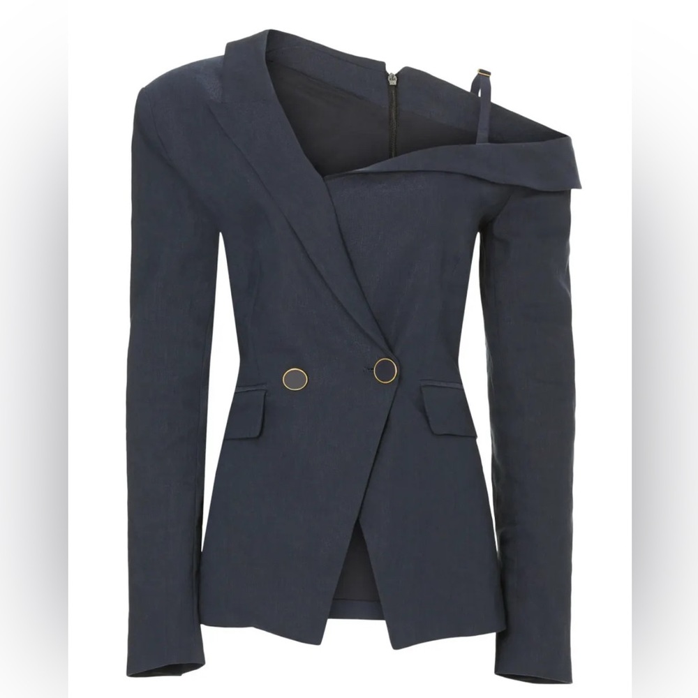 Veronica Beard Mazur One Shoulder Jacket